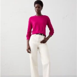Banana Republic Bright Pink Forever Sweater